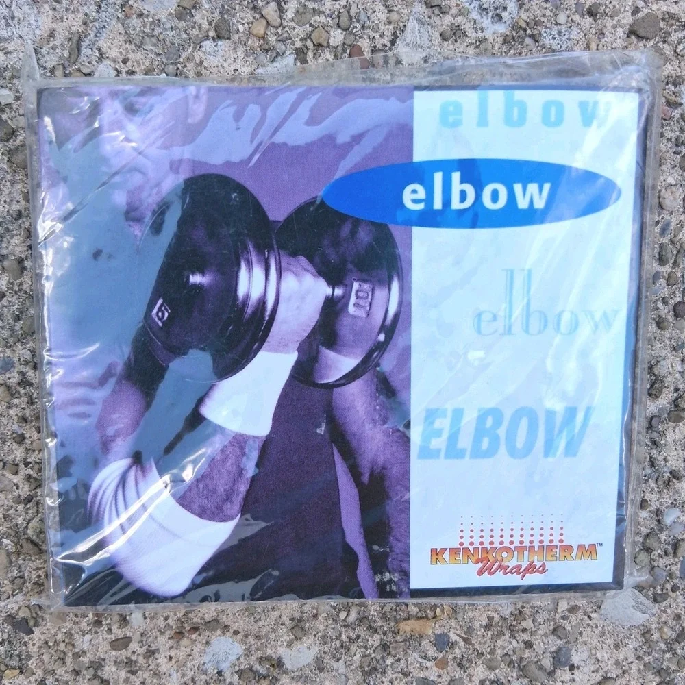Nikken KENKOTHERM Elbow Wrap #1733 White Size Medium NIP NEW